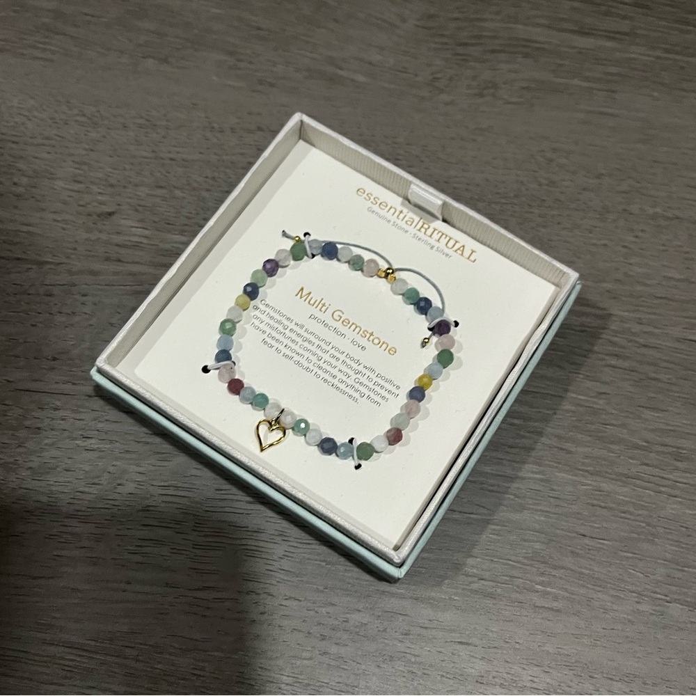 Essential ritual multi gemstone bracelet